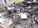 Wohnwagen ausgebrannt Koeln Muelheim Muelheimer Ring Piccoloministr P032